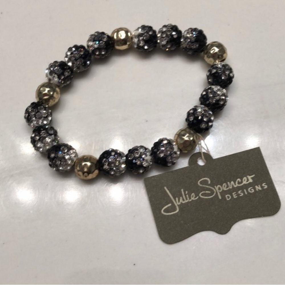 Brand new with tag black and gold bracelet